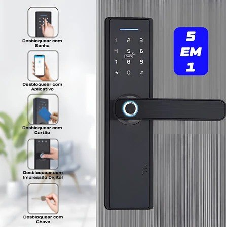 Fechadura com controle por aplicativo