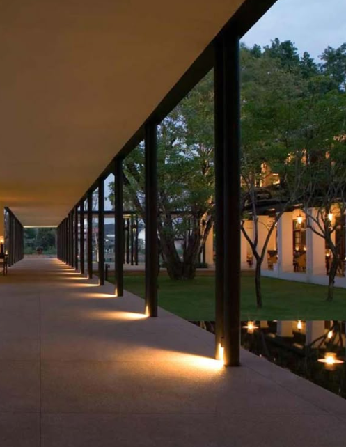 Área de Passagem Iluminada